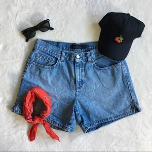 high waisted jean shorts {Calvin Klein}